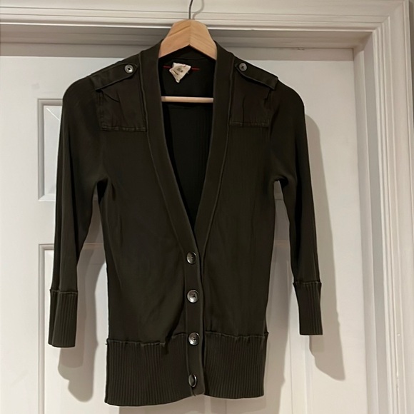 Gap Red vintage 90s/00s v-neck cardigan - Picture 1 of 9